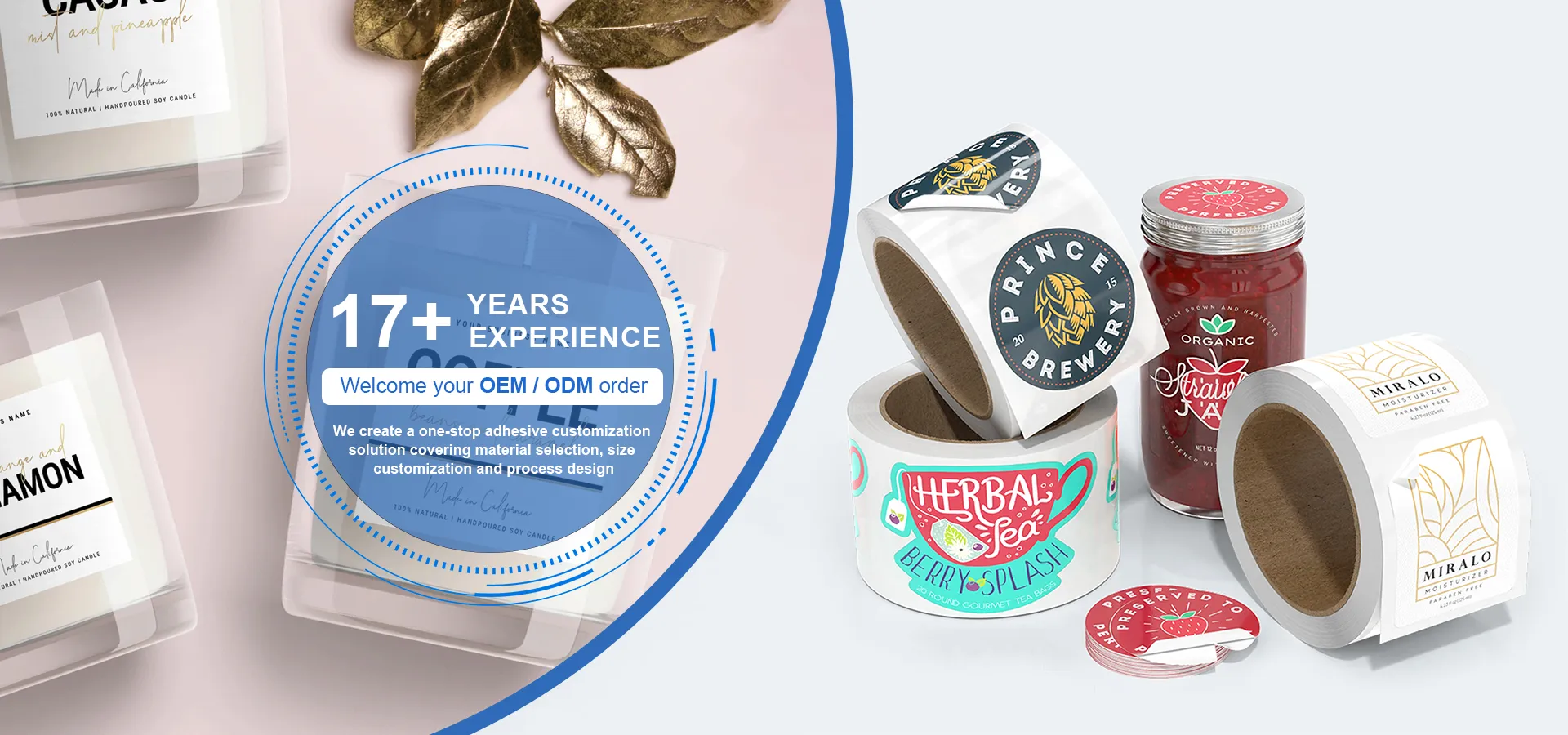 Fábrica de etiquetas de alimentos de China