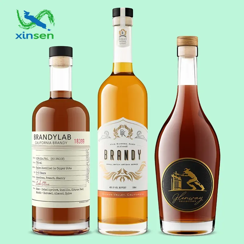 Etiquetas de brandy
