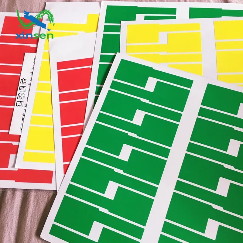 Etiqueta de cable de carga de color