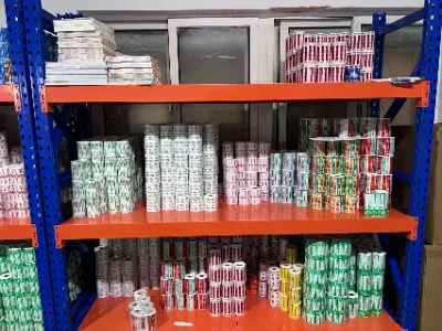 Self Adhesive Label Production Area at Xinsen Packaging Factory