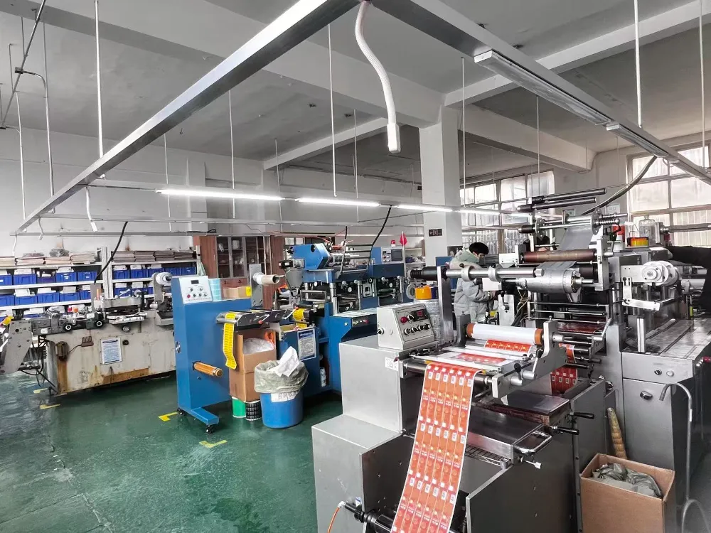 Xinsen Packaging self adhesive label manufacturing factory in Qingdao China