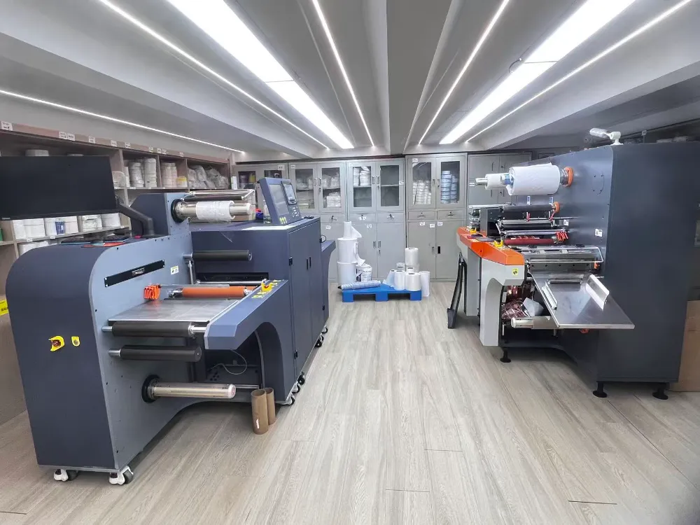 Xinsen Packaging automatic label printing and die cutting equipment production line