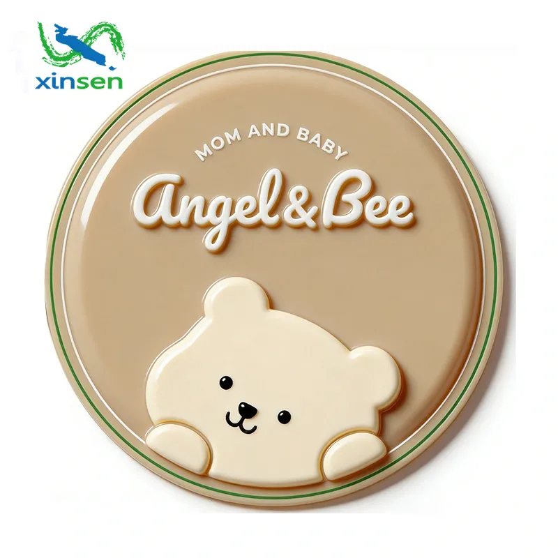 Etiqueta de juguete de plástico